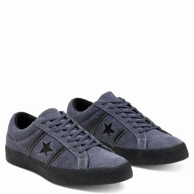 Converse One Star Academy Pro - Naisten Tennarit - TummanHarmaat/Mustat